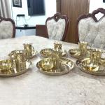 Pure Brass Plate-Mug-Bati -18 pieces