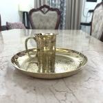 Pure Brass Plate and Mug