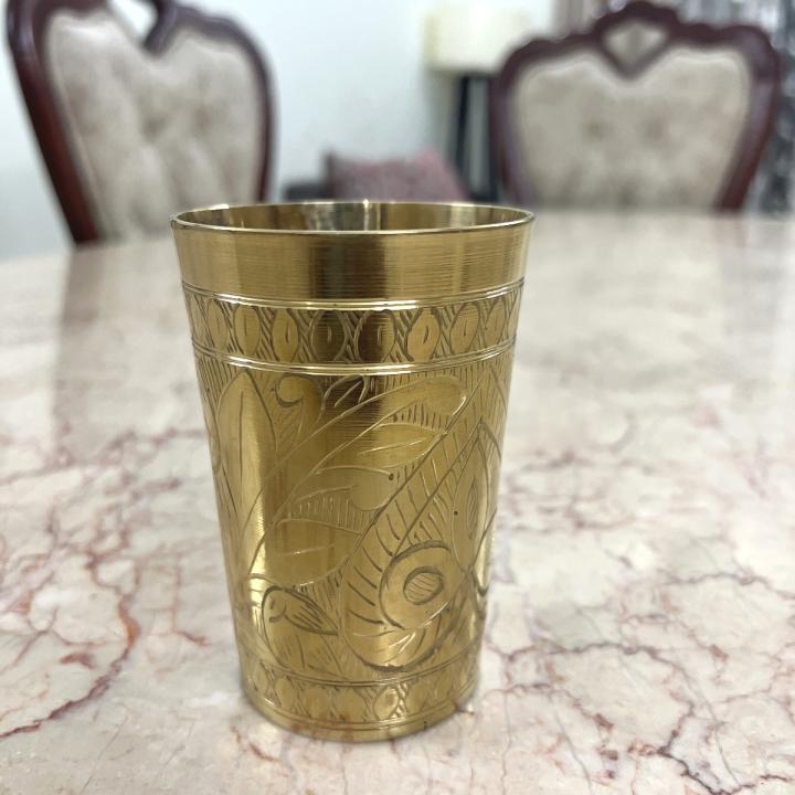 Pure Brass Water Glass